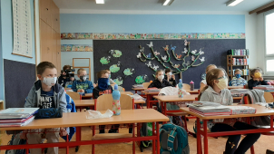 Na olomoucké základky se vrátily děti z prvního stupně