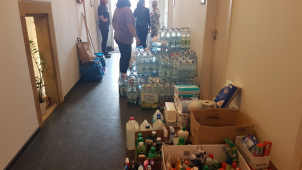 Materiální pomoc pro zasažené povodní se shromažďuje v Uničově