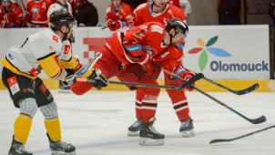 Hokejisté HC Olomouc těsně prohráli s Litvínovem