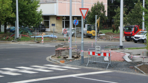 Oprava křižovatky v Neředíně jde do finále
