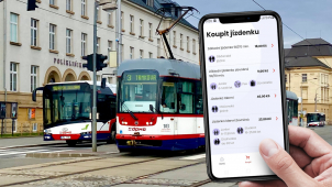 V aplikaci DPMO cestující koupili více než čtvrt milionu jízdenek