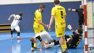 Dva hattricky a futsalisté SK UP slaví premiérovou výhru