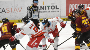Hokejisté HC Olomouc si opět poradili s Duklou