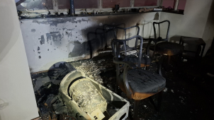 Exploze plynového přímotopu poškodila byt v Olomouci