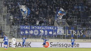 Fotbalisté SK Sigma jdou proti Bundeslize