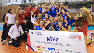 Volejbalistky VK UP obhájily prvenství v poháru