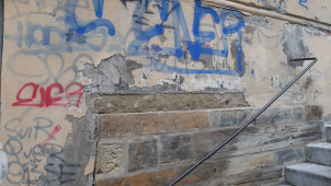 Achillovy paty Olomouce: nelegální graffiti