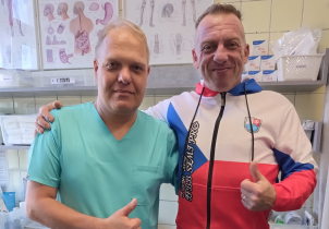 Patrik Šerý po operaci: dva dny poté už znovu trénuje