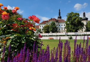 Prelátská zahrada proměnila okolí Hradiska v kvetoucí ráj