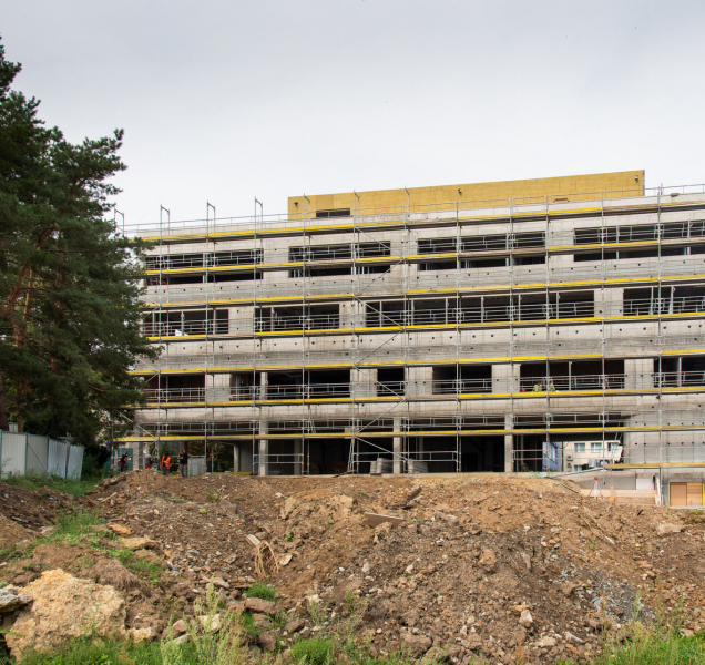 Stavba pavilonu Hemato-onkologické kliniky finišuje!