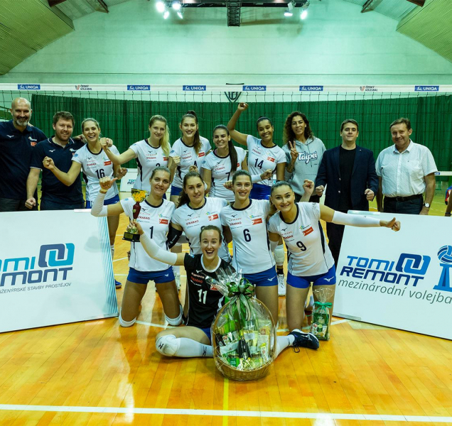 Volejbalistky VK UP vyhrály domácí přípravný turnaj