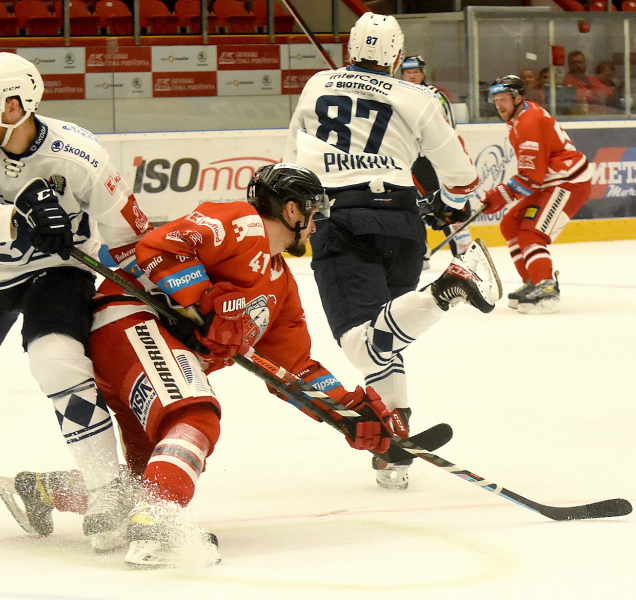 Hokejisté HC Olomouc prohráli v Plzni