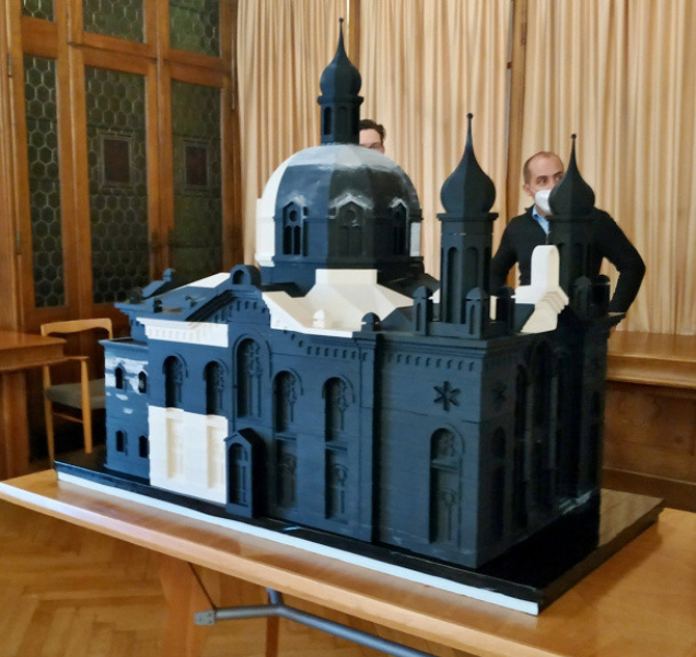 Model památníku olomoucké synagogy je hotový