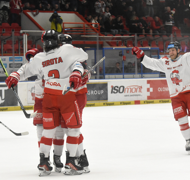 Hokejisté HC Olomouc mají druhou výhru