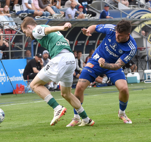 Fotbalisté SK Sigma Olomouc remizovali na Slavii