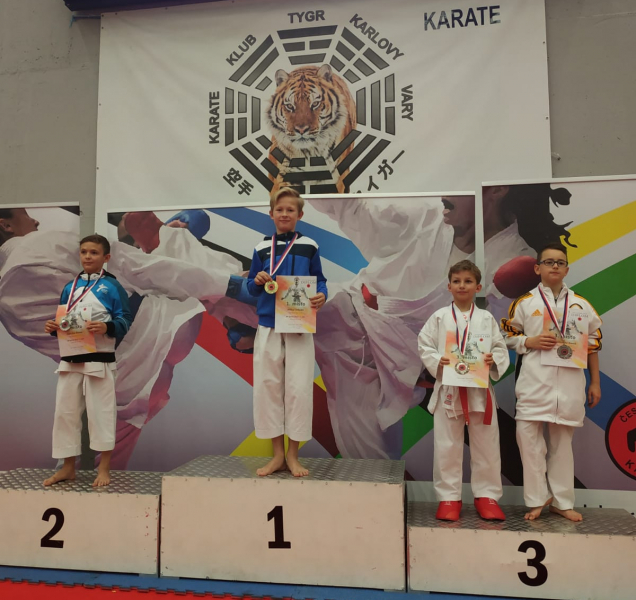 Karatista Štěpán Přibyl vyhrál v Karlových Varech