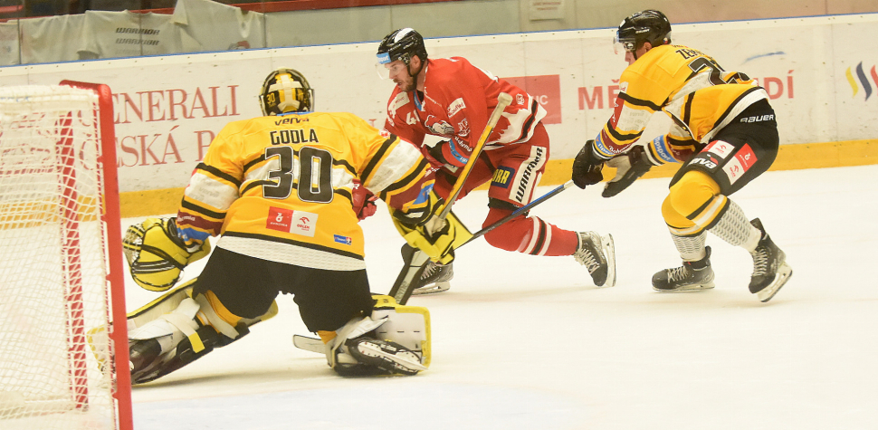 Hokejisté HC Olomouc prohráli v Brně