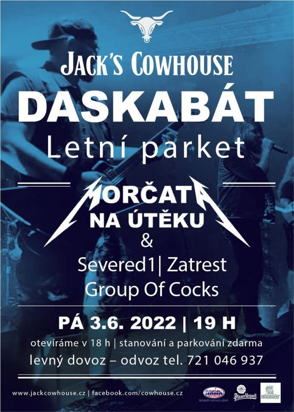 Jack's Cowhouse otevírá letní parket, přijedou Morčata na útěku