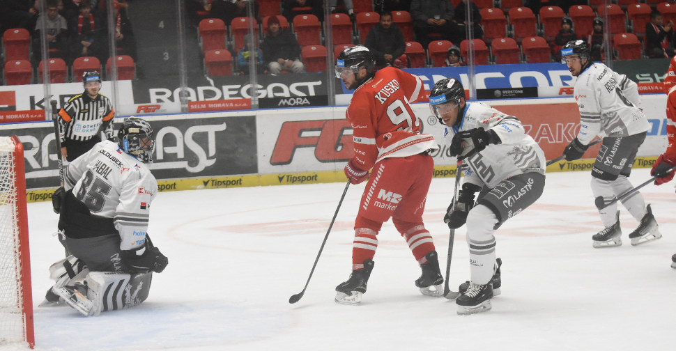 Hokejisté HC Olomouc vybojovali tři body s Mladou Boleslaví